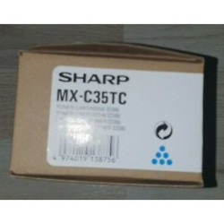 Cartouche toner cyan 6000 pages pour SHARP MX C357F