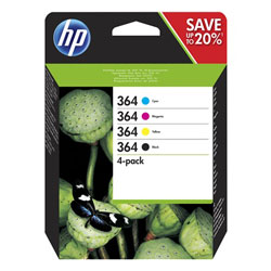 Pack N°364 noir et couleurs SD534EE pour HP Photosmart Premium C309