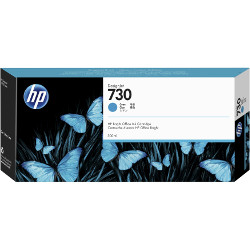 Encre N°730 cyan 300ml HC pour HP Designjet T 1700