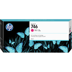 Cartouche n°746 d'encre magenta 300ml pour HP Designjet Z 6