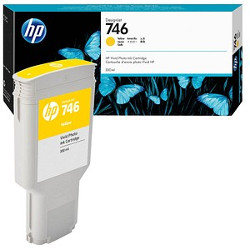 Cartridge n°746 d'ink yellow 300ml for HP Designjet Z 6