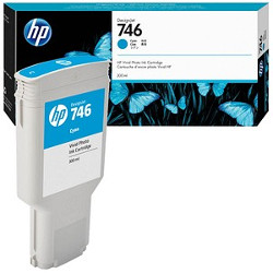 Cartridge n°746 d'ink cyan 300ml for HP Designjet Z 6
