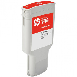 Cartouche n°746 d'encre rouge 300ml pour HP Designjet Z 9