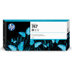 Cartouche N°747 d'encre grise 300 ml pour HP Designjet Z 6