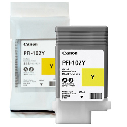 Cartouche d'encre jaune 130ml 0898B pour CANON IPF 720