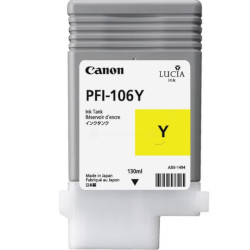 Cartouche d'encre jaune 130ml 6624B001 pour CANON imagePROGRAF IPF 6300