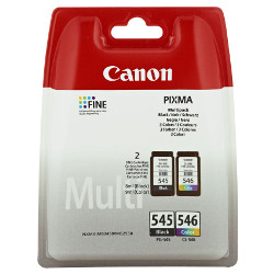 Pack noir + 3 couleurs 2x8ml 2x180 pages réf 8287B005 pour CANON MG 2450