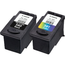 Pack black and colors 2x180 pages 3713C006 for CANON Pixma TS 5352