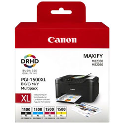 Pack of 4 cartridges BK 34.7ml and CMY 12ml réf 9182B004 for CANON MAXIFY MB2750