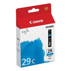 Cartouche N°29 jet d'encre cyan réf 4873B pour CANON Pixma Pro 1