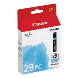 Cartouche N°29 jet d'encre cyan clair réf 4876B pour CANON Pixma Pro 1