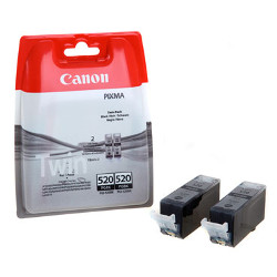 Pack de 2 encres noir 2x 19ml réf 2932B012 pour CANON MP 620