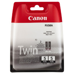 Pack of 2 inks black 2x 26ml réf 0628B for CANON Pixma iP 5200