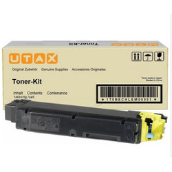 Yellow toner 12.000 pages and box recup réf 1T02NTAUT0 for UTAX P C4070