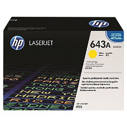 Cartouche N°643A toner jaune 10000 pages pour HP Laserjet Color 4700