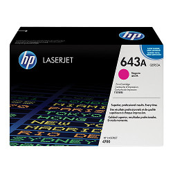 Cartouche N°643A toner magenta 10000 pages pour HP Laserjet Color 4700