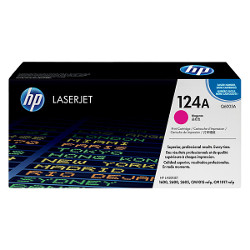 Toner N°124A magenta 2000 pages pour HP Laserjet Color 2600