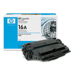 Cartouche N°16A toner noir 12000 pages pour HP Laserjet 5200