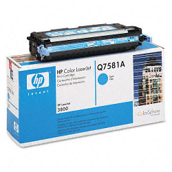 Cartouche N°503A toner cyan 6000 pages pour HP Laserjet Color CP 3505