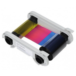 Ribbon color YMCKOKO demi panneau for EVOLIS Primacy