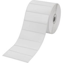 Rouleau de 1552 etiquettes blanche pré decoupée 76mmx26mm pour BROTHER TD 4100