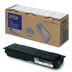 Black toner cartridge 3000 pages avec retour for EPSON ACULASER M 2400