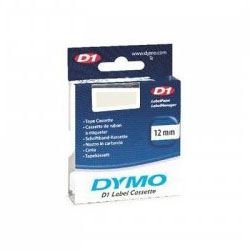 Ruban 12mm x 7m bleu sur transparent pour DYMO Label Point 350