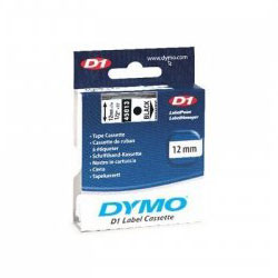 Ruban 12mm x 7m noir sur blanc  pour DYMO Label Manager 220P