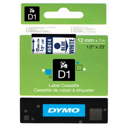 Ruban bleu sur blanc 12mm x 7m pour DYMO Label Manager 360D