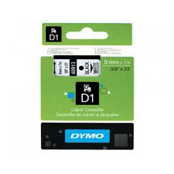 Black ribbon sur blanc 9mm x 7m for DYMO Pocket 1000