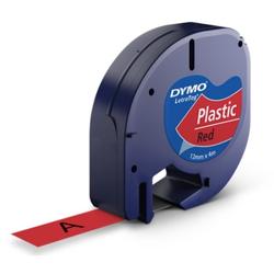 Black ribbon sur red 12mmx4M S0721630 for DYMO Letra Tag LT100H