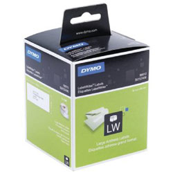 Box of 2 rollers d'etiquettes adresse papier 36x89 mm 2x260 Pcs for DYMO Label Writer 450