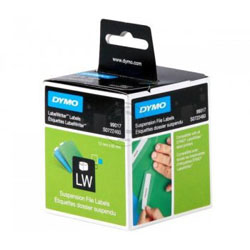Etiquette blanche dossier suspendu 12x50mm roller de 220 for DYMO Label Writer 400 TWIN