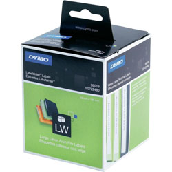 Etiquette classeur 59x190mm roller de 110 for DYMO Label Writer 400 TWIN