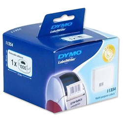 1000 etiquette blanche multi-usages 57x32mm pour DYMO Label Writer 450