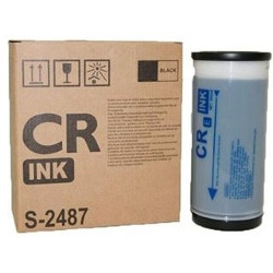 Pack of 2 cartridges ink black 2x800 cc for RISO CR 1630