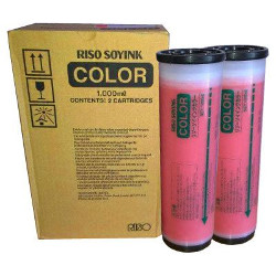 Pack of 2 inks red HD 2x1000cc  for RISO GR 1700