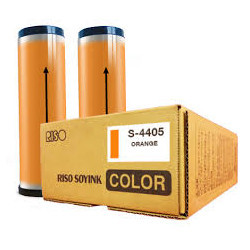 Pack de 2 encres orange 2x1000cc pour RISO RA 4050