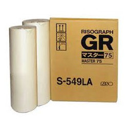 Pack of 2 master thermique A4 2 x 227 mm x 100 M 75LA for RISO GR 2750