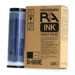 Encre noire 1x1000 cc S 569E pour RISO RC 6300