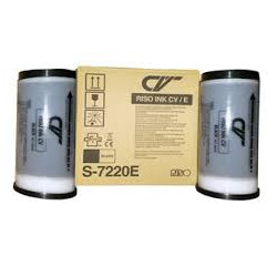 Kit de 2 encres noir S-7220E pour RISO CV 3230