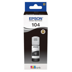 Bouteille d'ink black N°104 70ml 4500 pages for EPSON ECOTANK ET 2726