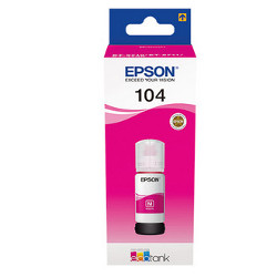 Bouteille d'ink magenta N°104 65ml 7500 pages for EPSON ECOTANK ET 2826
