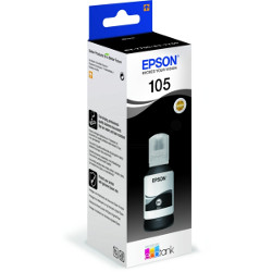 Bouteille d'encre noir n°105 pigmenter 140 ml 8000 pages pour EPSON ECOTANK ET 7700