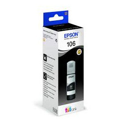 Bouteille d'encre noir n°106 70 ml 5000 pages pour EPSON ECOTANK ET 7700