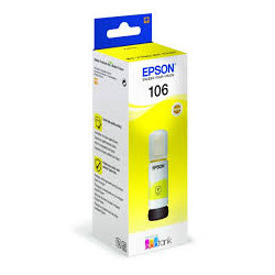 Bouteille d'encre jaune n°106 70 ml 5000 pages pour EPSON ECOTANK ET 7750