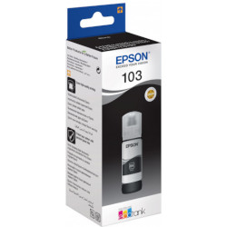 Bouteille N°103 noir 65ml pour EPSON ECOTANK ET L3510