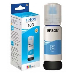 Bouteille N°103 cyan 65ml pour EPSON ECOTANK ET L3151