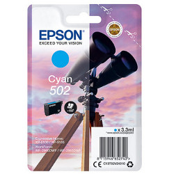 Cartouche N°502 jet d'encre cyan 3.3ml 165 pages pour EPSON WF 2860