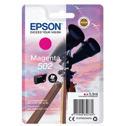 Cartouche N°502 jet d'encre magenta 3.3ml 165 pages pour EPSON WF 2885